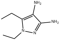 1H-Pyrazole-3,4-diamine,  1,5-diethyl- Structure