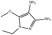 1H-Pyrazole-3,4-diamine,  1-ethyl-5-methoxy- Structure