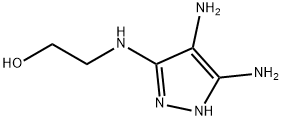 Ethanol,  2-[(4,5-diamino-1H-pyrazol-3-yl)amino]- Struktur