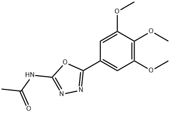 19938-46-6 N-[5-(3,4,5-trimethoxyphenyl)-1,3,4-oxadiazol-2-yl]acetamide