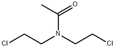 N,N-双(2-氯乙基)乙酰胺 结构式