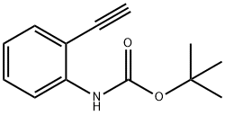 Carbamic acid, (2-ethynylphenyl)-, 1,1-dimethylethyl ester (9CI) Structure