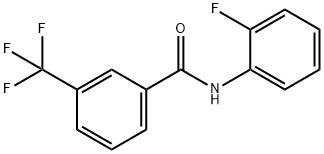 N-(2-氟苯)-3-(三氟甲基)苯甲酰胺,199461-55-7,结构式