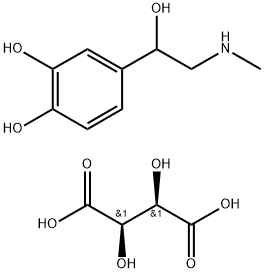 DL-酒石酸肾上腺素, 19947-47-8, 结构式