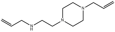 1-[2-(二烯丙基氨基)-乙基]-哌嗪 结构式