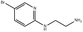 N1-(5-ブロモピリジン-2-イル)エタン-1,2-ジアミン 化学構造式
