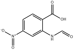 Benzoic acid, 2-(formylamino)-4-nitro- (9CI) Struktur