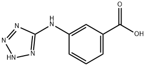 Benzoic acid, 3-(1H-tetrazol-5-ylamino)- (9CI) Structure