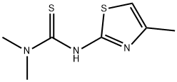 N,N-Dimethyl-N'-(4-methylthiazol-2-yl)thiourea Struktur