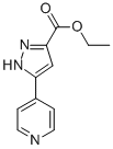 5-PYRIDIN-4-YL-1(2)H-PYRAZOLE-3-CARBOXYLIC ACID ETHYL ESTER Struktur