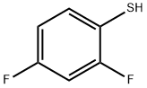 2,4-ジフルオロベンゼンチオール 化学構造式