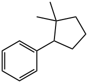 2,2-Dimethylcyclopentylbenzene,19960-99-7,结构式