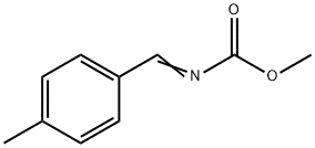 Carbamic  acid,  N-[(4-methylphenyl)methylene]-,  methyl  ester Struktur