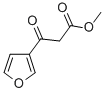 METHYL 3-OXO-3-(3-FURANYL)PROPANOATE 化学構造式