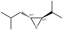 Thiirane, 2-(1-methylethyl)-3-(2-methylpropyl)-, trans- (9CI),199617-44-2,结构式