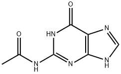 N-2-乙酰鸟嘌呤,19962-37-9,结构式