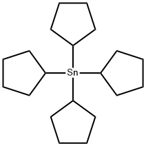 Tetracyclopentylstannane Structure