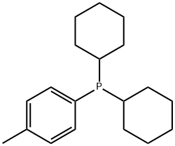 DICYCLOHEXYL-(P-TOLYL)-PHOSPHINE, 98+%, 19966-99-5, 结构式