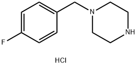 1-(4-FLUORO-BENZYL)-PIPERAZINE 2HCL 化学構造式
