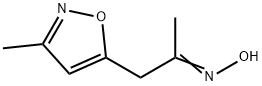 2-Propanone,1-(3-methyl-5-isoxazolyl)-,oxime(8CI) Struktur