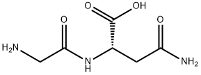 Nα-グリシル-L-アスパラギン 化学構造式