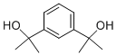 α,α'-ジヒドロキシ-1,3-ジイソプロピルベンゼン 化学構造式