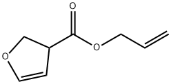 3-Furancarboxylicacid,2,3-dihydro-,2-propenylester(9CI) Struktur