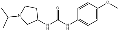 19996-76-0 1-(1-Isopropyl-3-pyrrolidinyl)-3-(p-methoxyphenyl)urea