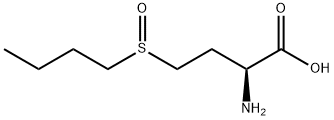 2-氨基-4-(丁基亚磺酰基)丁酸 结构式