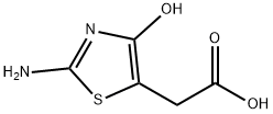 (2-Amino-4-hydroxy-1,3-thiazol-5-yl)acetic acid Struktur
