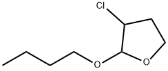 2-ブトキシ-3-クロロテトラヒドロフラン 化学構造式