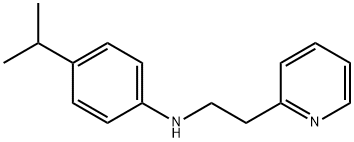 N1-[2-(2-PYRIDYL)ETHYL]-4-ISOPROPYLANILINE,200060-83-9,结构式