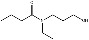 Butanamide,  N-ethyl-N-(3-hydroxypropyl)- Structure