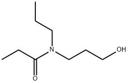 Propanamide,  N-(3-hydroxypropyl)-N-propyl- Structure