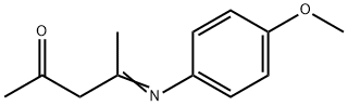 4-(4-methoxyphenyl)iminopentan-2-one Struktur