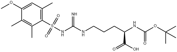 N-α-Boc-N-ω-4-methoxy-2,3,6-trimethyl Structure