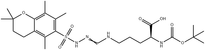 BOC-ARG(PMC)-OH, 200125-12-8, 结构式