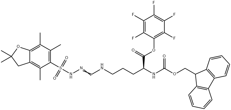 200132-16-7 N-ALPHA-芴甲氧羰基-N-GAMMA-(2,2,4,6,7-五甲基二氢苯并呋喃-5-磺酰基)-L-精氨酸五氟苯酯