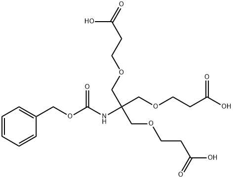  3,3'-((2-(((Benzyloxy)carbonyl)amino)-2-((2-carboxyethoxy)methyl)propane-1,3-diyl)bis(oxy))dipropionic acid