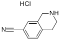 1,2,3,4-TETRAHYDROISOQUINOLINE-7-CARBONITRILE HYDROCHLORIDE Struktur