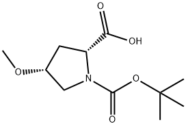 CIS-BOC-4-METHOXY-D-PROLINE Struktur