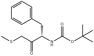 TERT-BUTYL (1-BENZYL-3-METHYLSULFANYL-2-OXOPROPYL)CARBAMATE Struktur