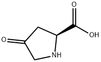 4-氧代脯氨酸, 2002-02-0, 结构式