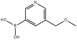 5-(METHOXYMETHYL)-3-PYRIDINYL BORONIC ACID 化学構造式