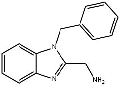 (1-苄基-1H-苯并咪唑-2-基)甲胺,20028-36-8,结构式
