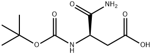 BOC-D-ASP-NH2 化学構造式