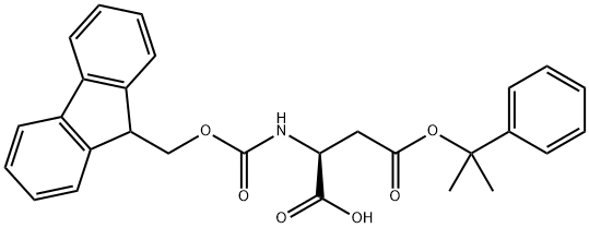 N-(9-芴甲氧羰基)-天冬氨酸 4-(2-苯基异丙基)酯,200336-86-3,结构式