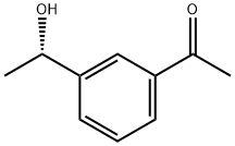 Ethanone, 1-[3-(1-hydroxyethyl)phenyl]-, (S)- (9CI) Structure