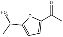 Ethanone, 1-[5-(1-hydroxyethyl)-2-furanyl]-, (S)- (9CI) Struktur