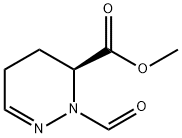 3-Pyridazinecarboxylicacid,2-formyl-2,3,4,5-tetrahydro-,methylester,(S)-(9CI) Struktur
